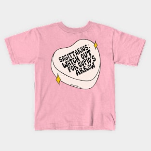 Sagittarius Conversation Heart Kids T-Shirt